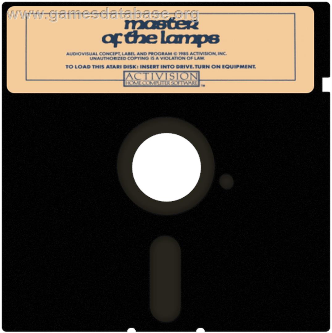 Master of the Lamps - Atari 8-bit - Artwork - Cartridge