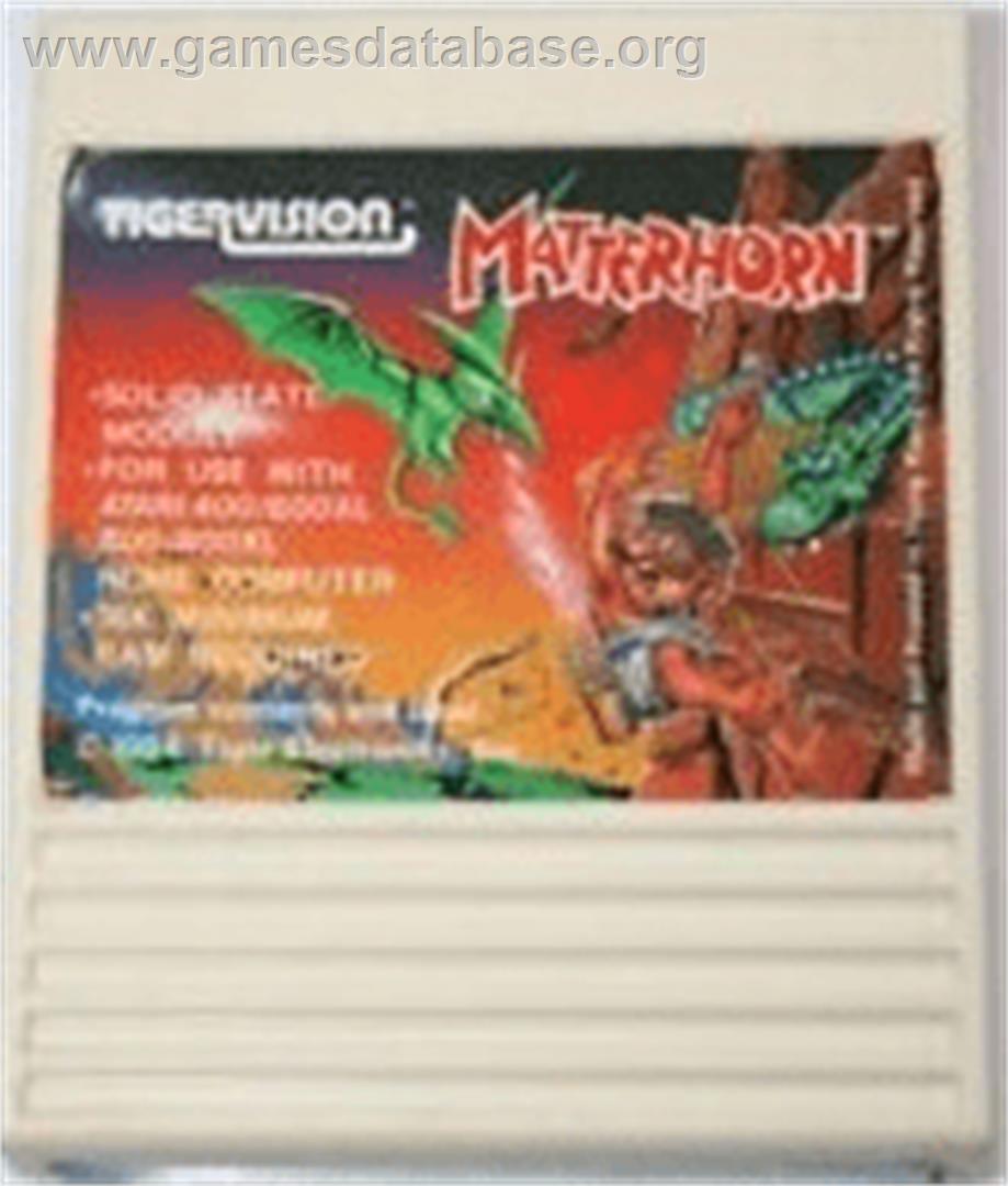 Matterhorn - Atari 8-bit - Artwork - Cartridge