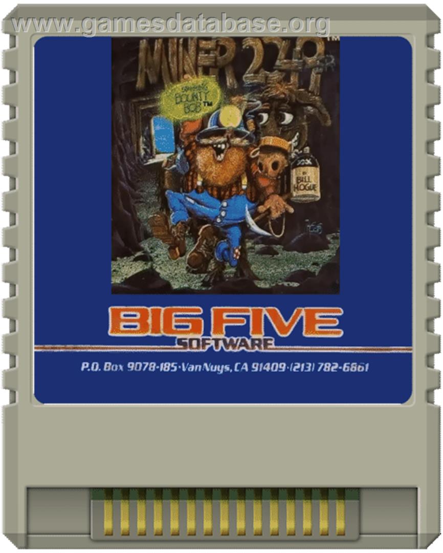 Miner 2049er - Atari 8-bit - Artwork - Cartridge