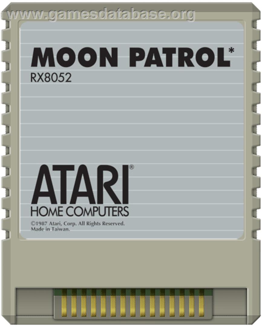 Moon Patrol (avalon Hill) - Atari 8-bit - Artwork - Cartridge