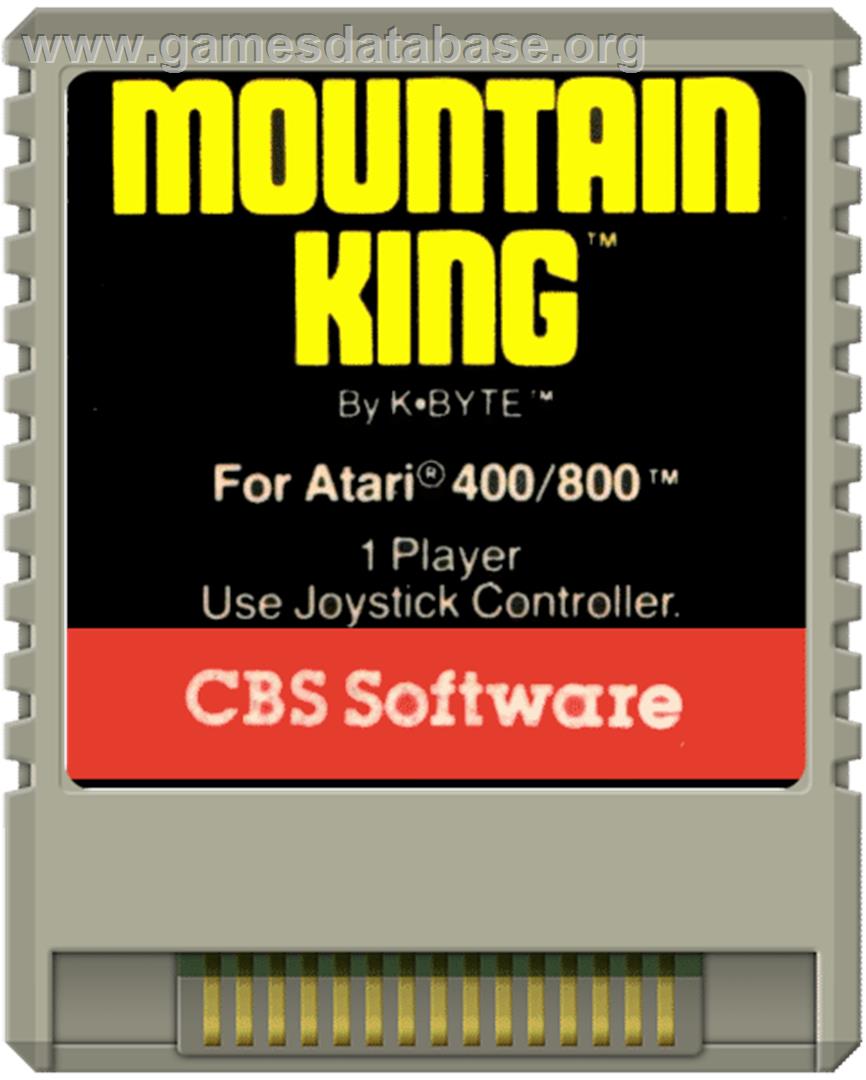 Mountain King - Atari 8-bit - Artwork - Cartridge