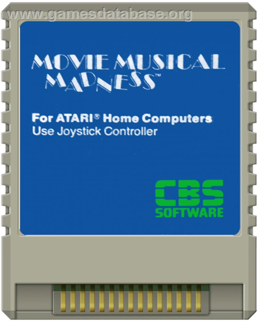 Movie Musical Madness - Atari 8-bit - Artwork - Cartridge