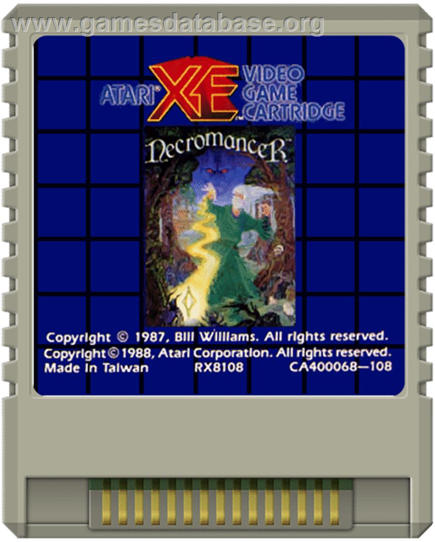 Necromancer - Atari 8-bit - Artwork - Cartridge