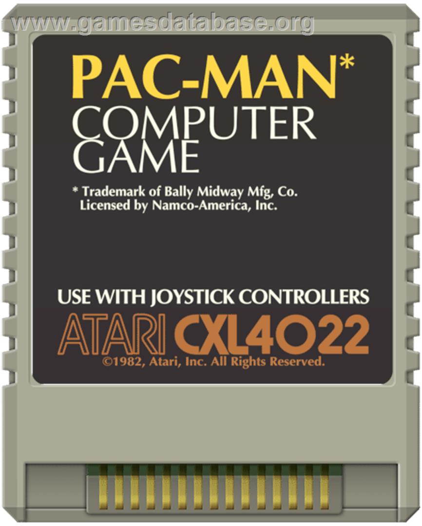 Pac-man - Atari 8-bit - Artwork - Cartridge