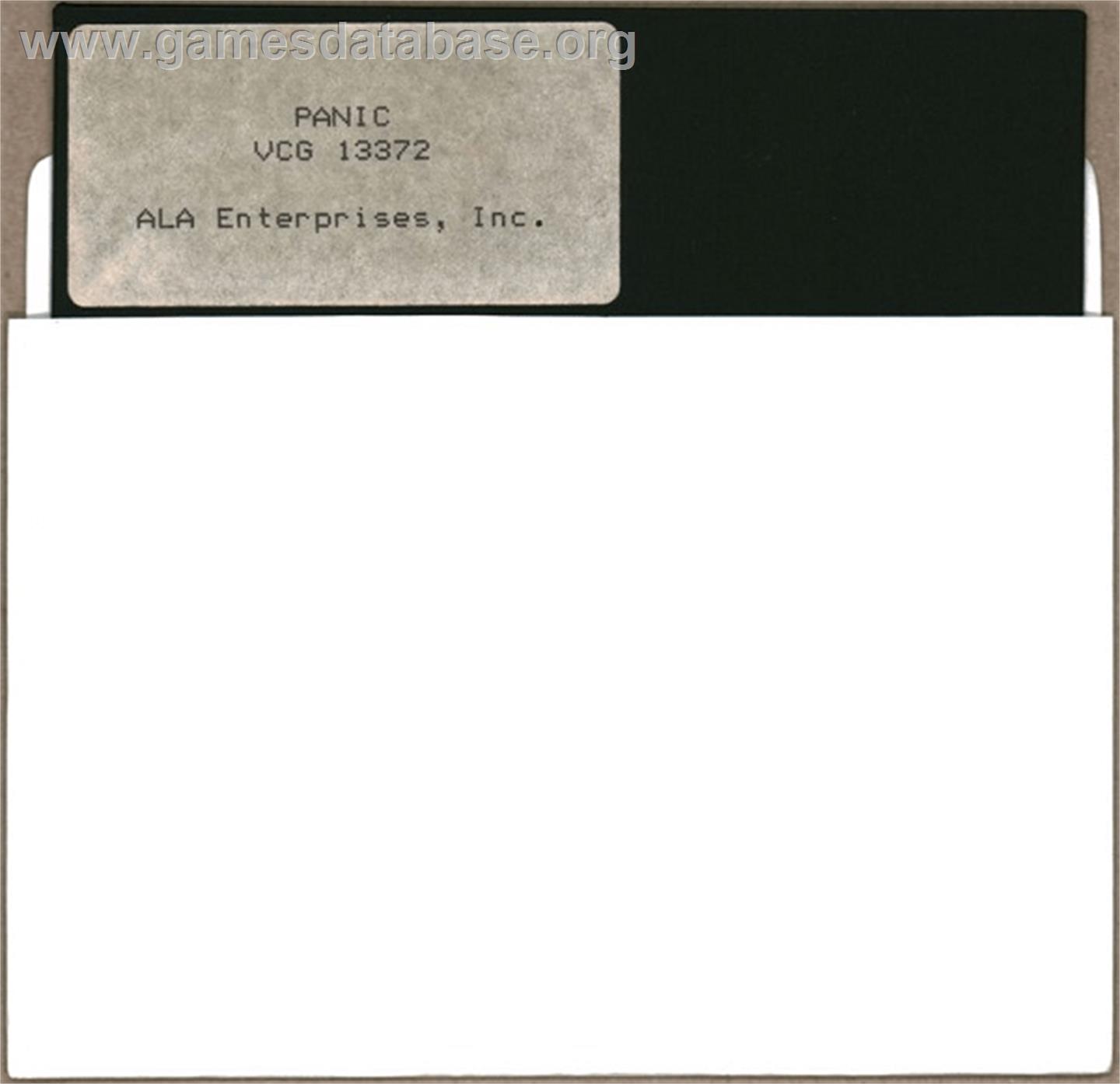 Panic - Atari 8-bit - Artwork - Cartridge
