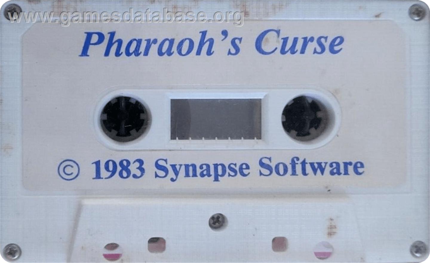 Pharaoh's Curse - Atari 8-bit - Artwork - Cartridge