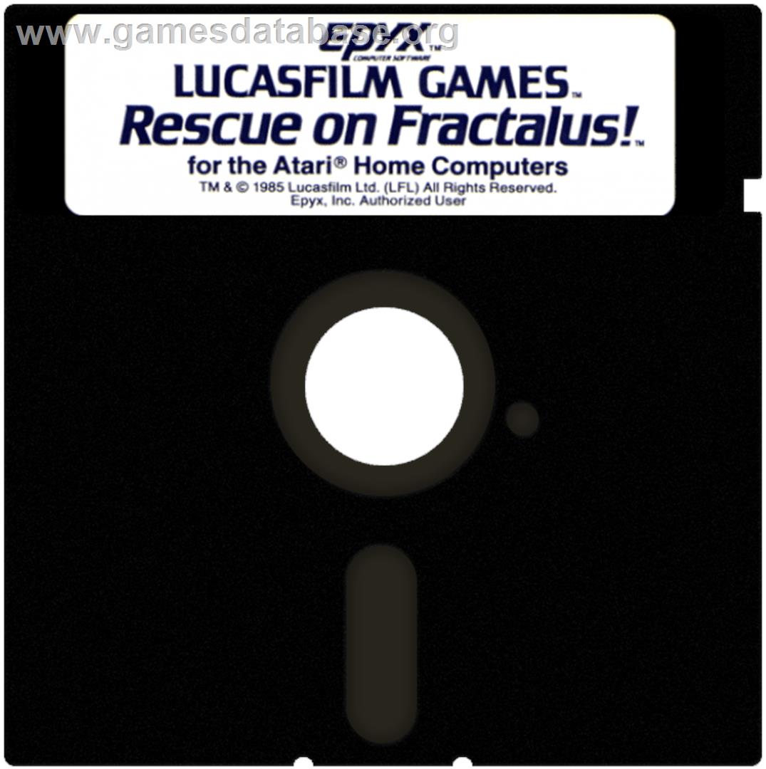 Rescue On Fractalus! - Atari 8-bit - Artwork - Cartridge