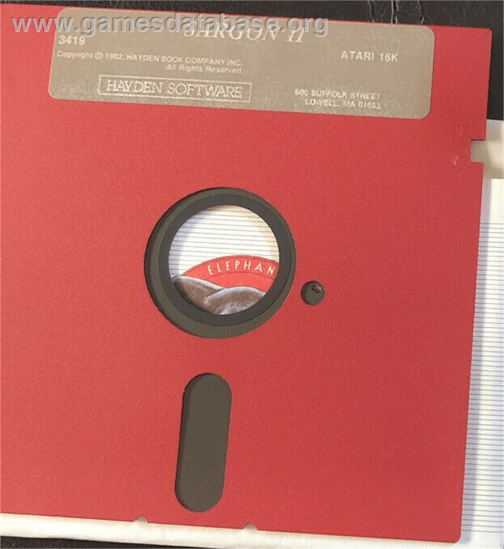 Sargon 2 - Atari 8-bit - Artwork - Cartridge