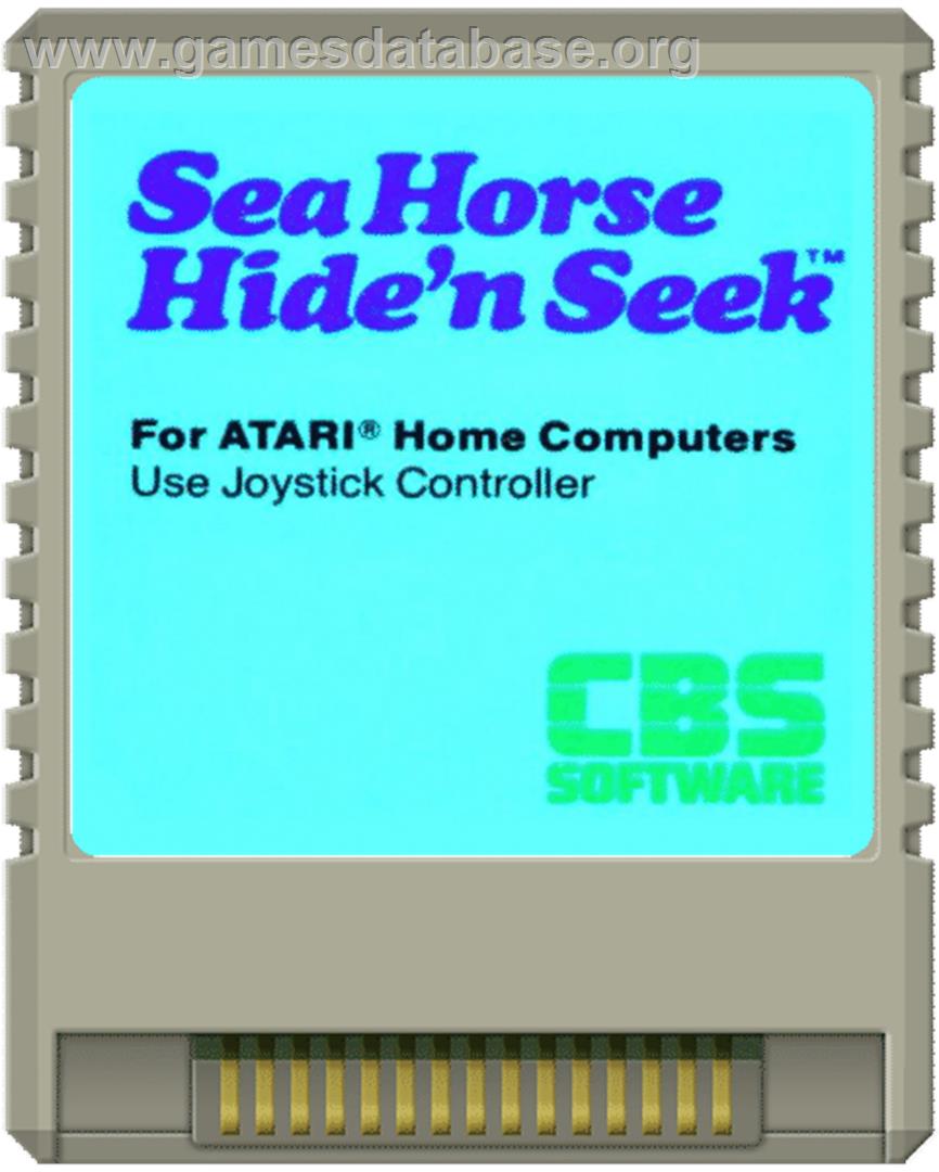 Sea Horse Hide'n Seek - Atari 8-bit - Artwork - Cartridge