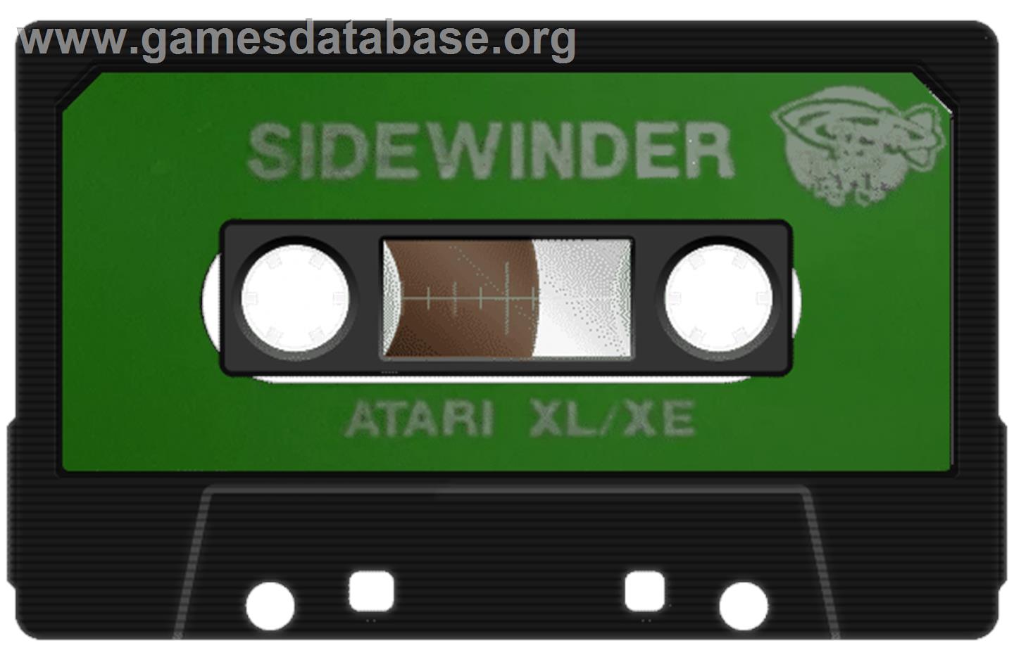 Sidewinder - Atari 8-bit - Artwork - Cartridge