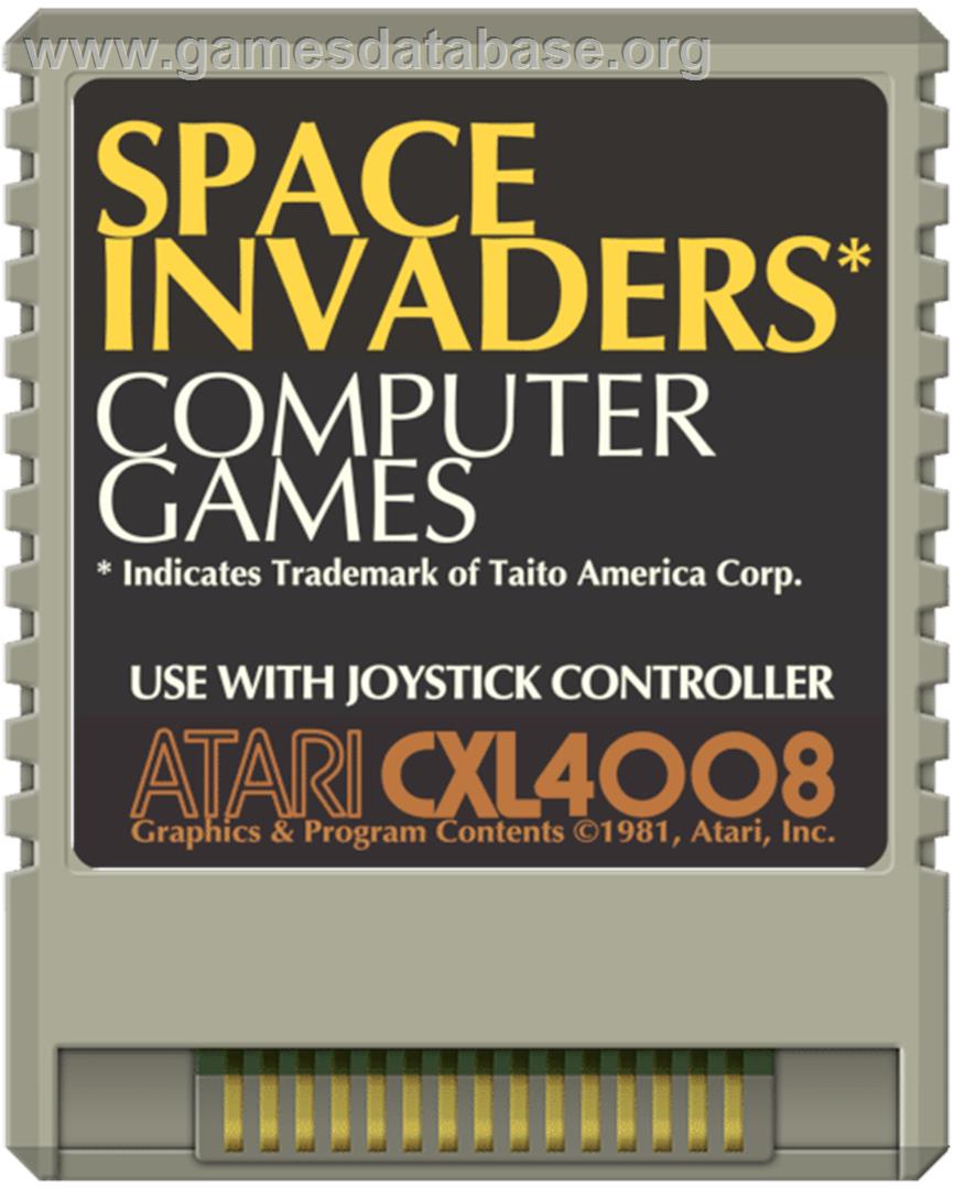 Space Invaders - Atari 8-bit - Artwork - Cartridge