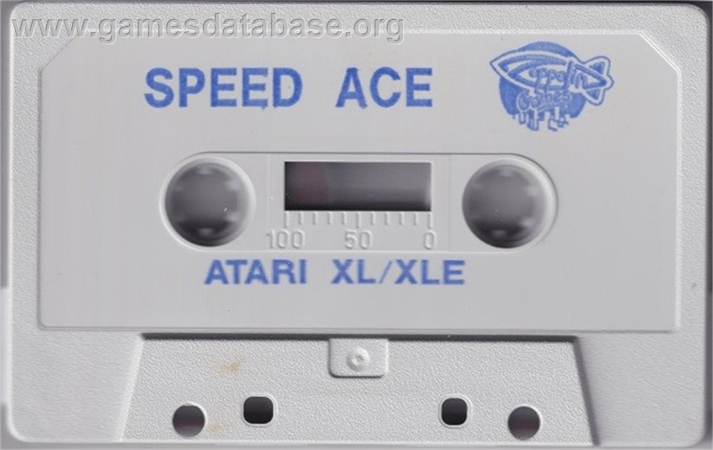 Speed Ace - Atari 8-bit - Artwork - Cartridge