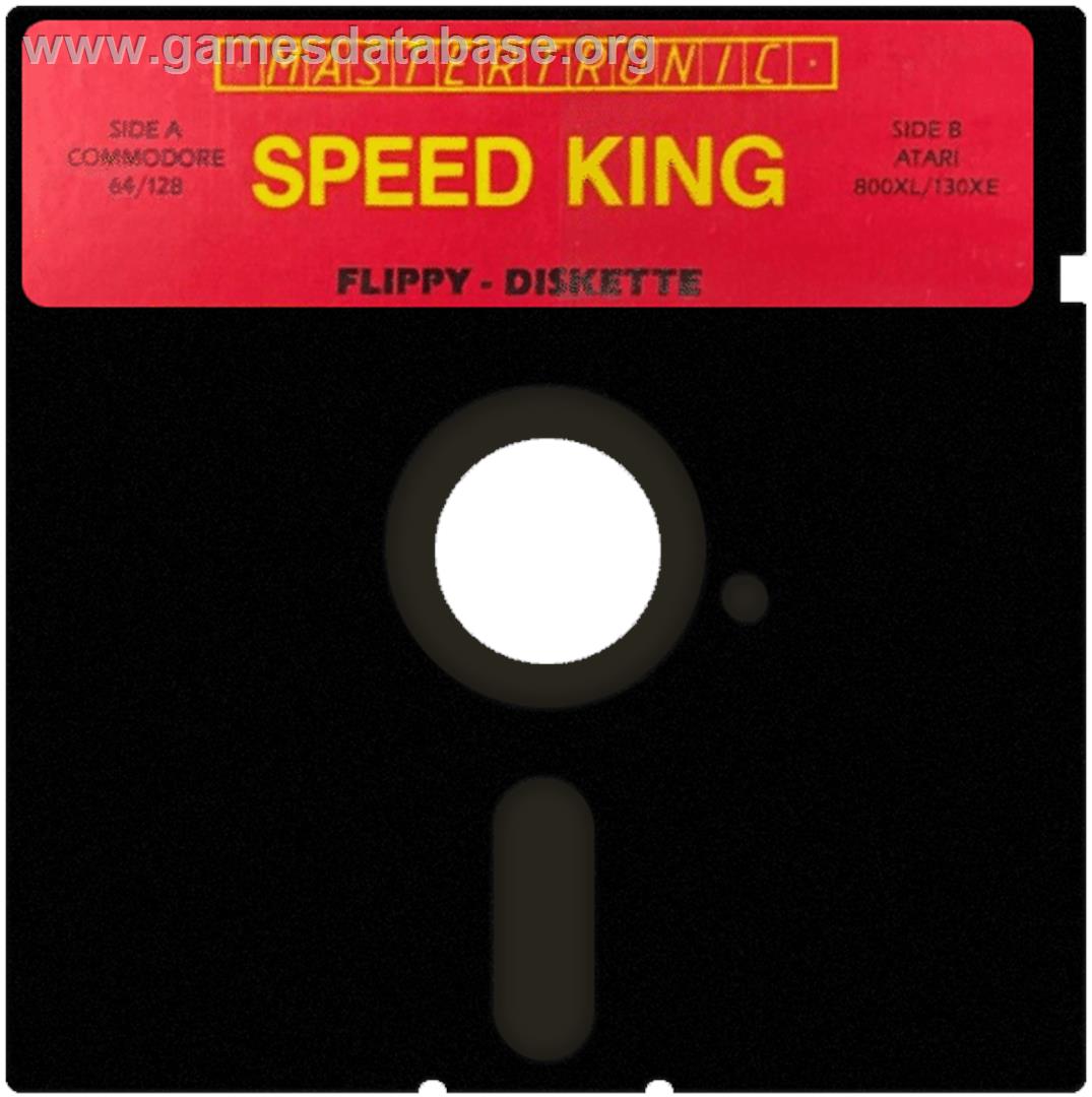 Speed King - Atari 8-bit - Artwork - Cartridge
