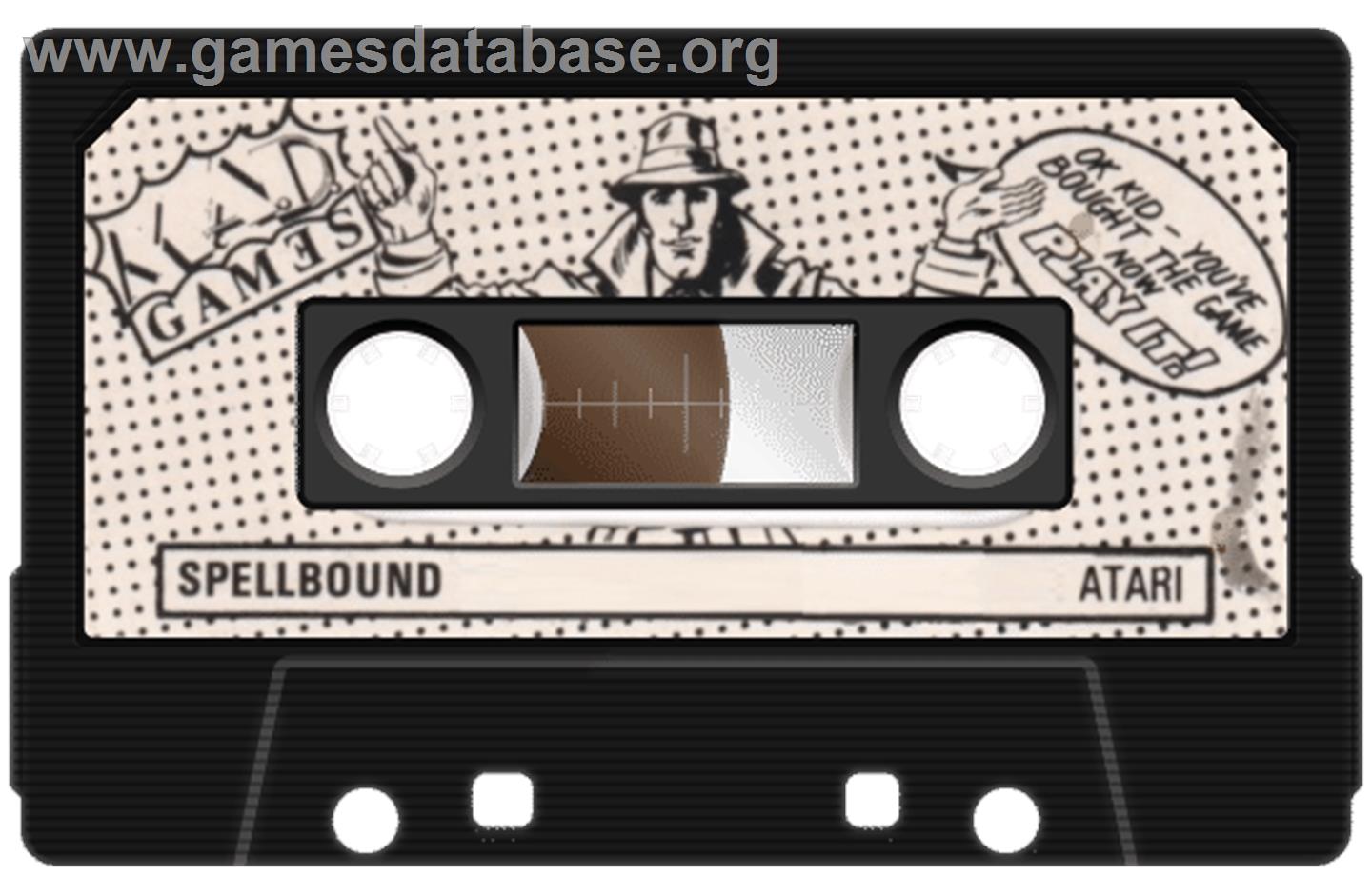 Spellbound - Atari 8-bit - Artwork - Cartridge