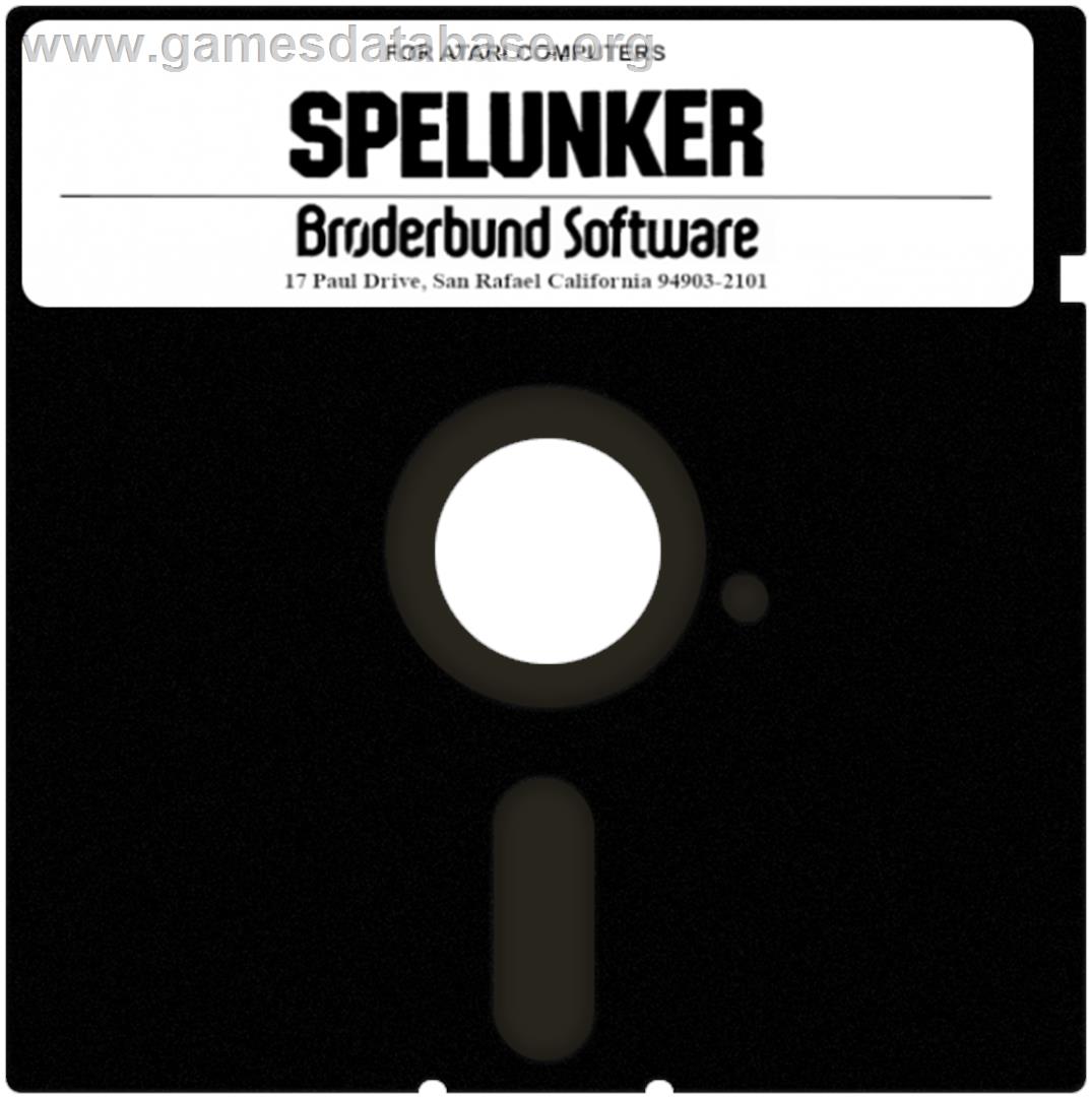 Spelunker - Atari 8-bit - Artwork - Cartridge