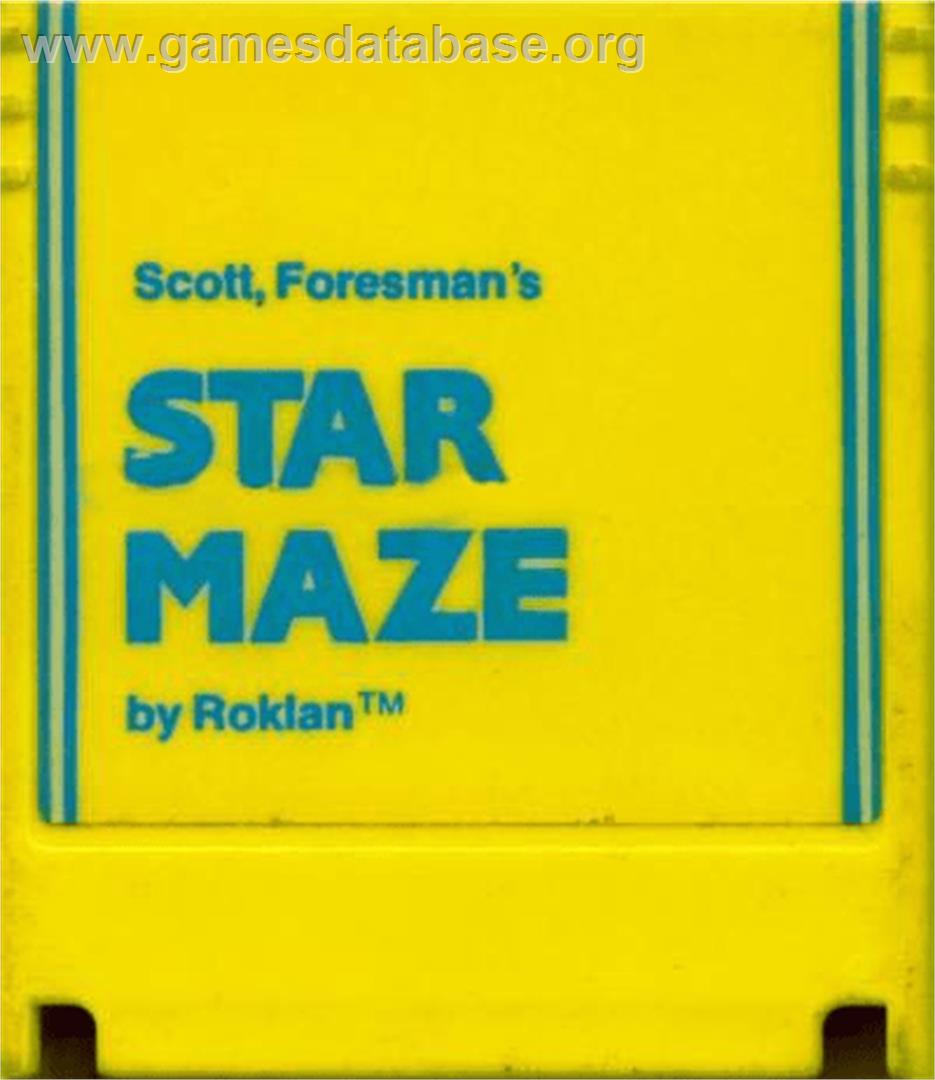 Star Maze - Atari 8-bit - Artwork - Cartridge