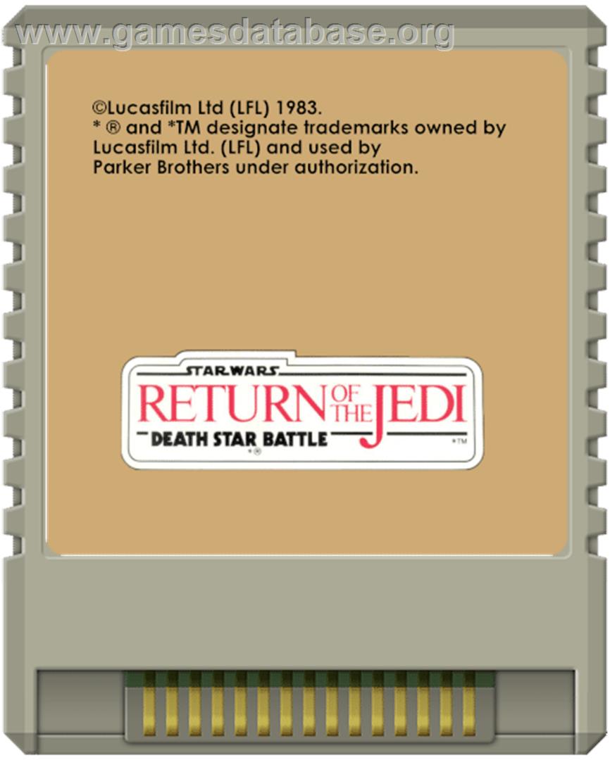 Star Wars: Return of the Jedi - Death Star Battle - Atari 8-bit - Artwork - Cartridge