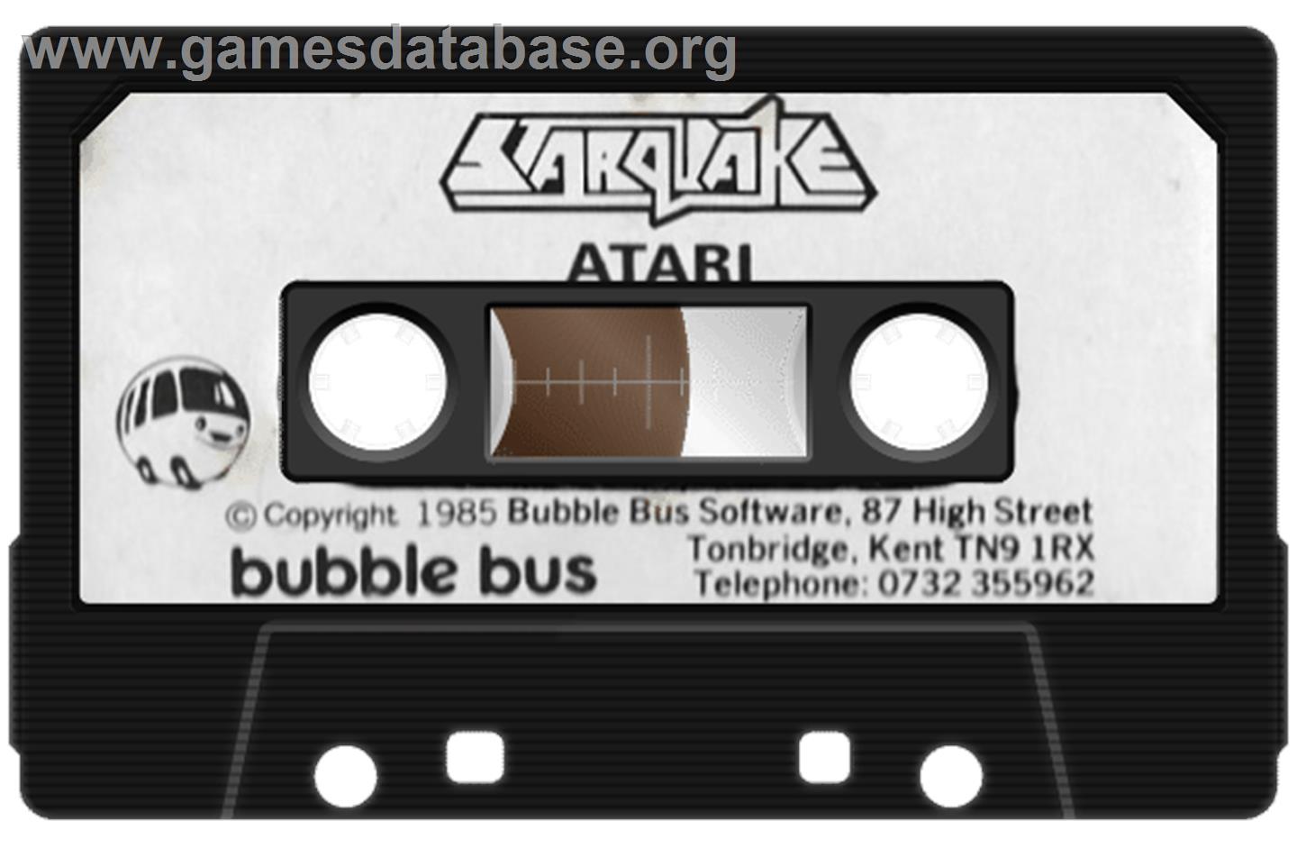 Starquake - Atari 8-bit - Artwork - Cartridge