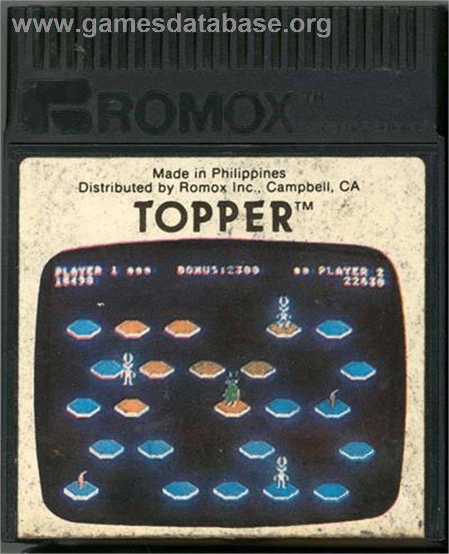 Topper - Atari 8-bit - Artwork - Cartridge