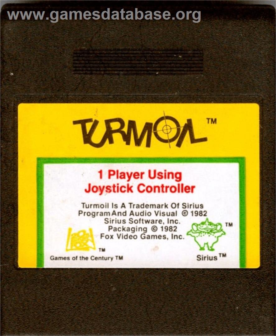 Turmoil - Atari 8-bit - Artwork - Cartridge