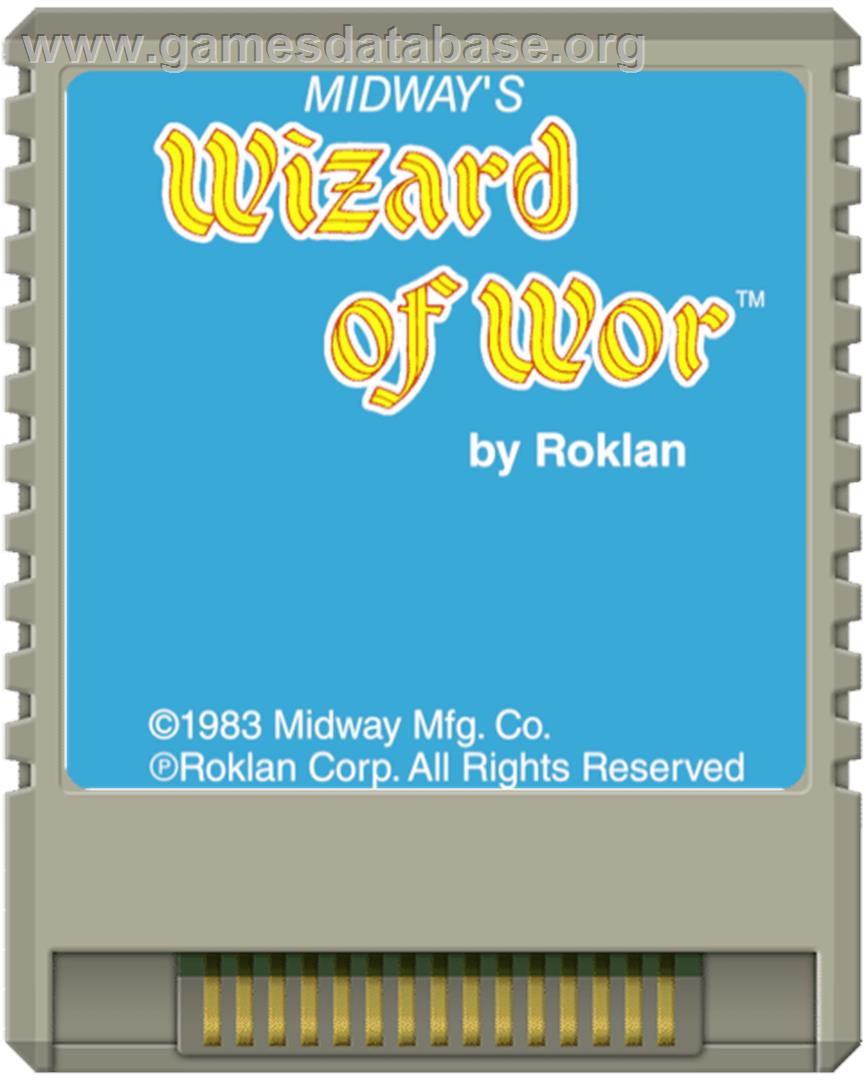 Wizard of Wor - Atari 8-bit - Artwork - Cartridge