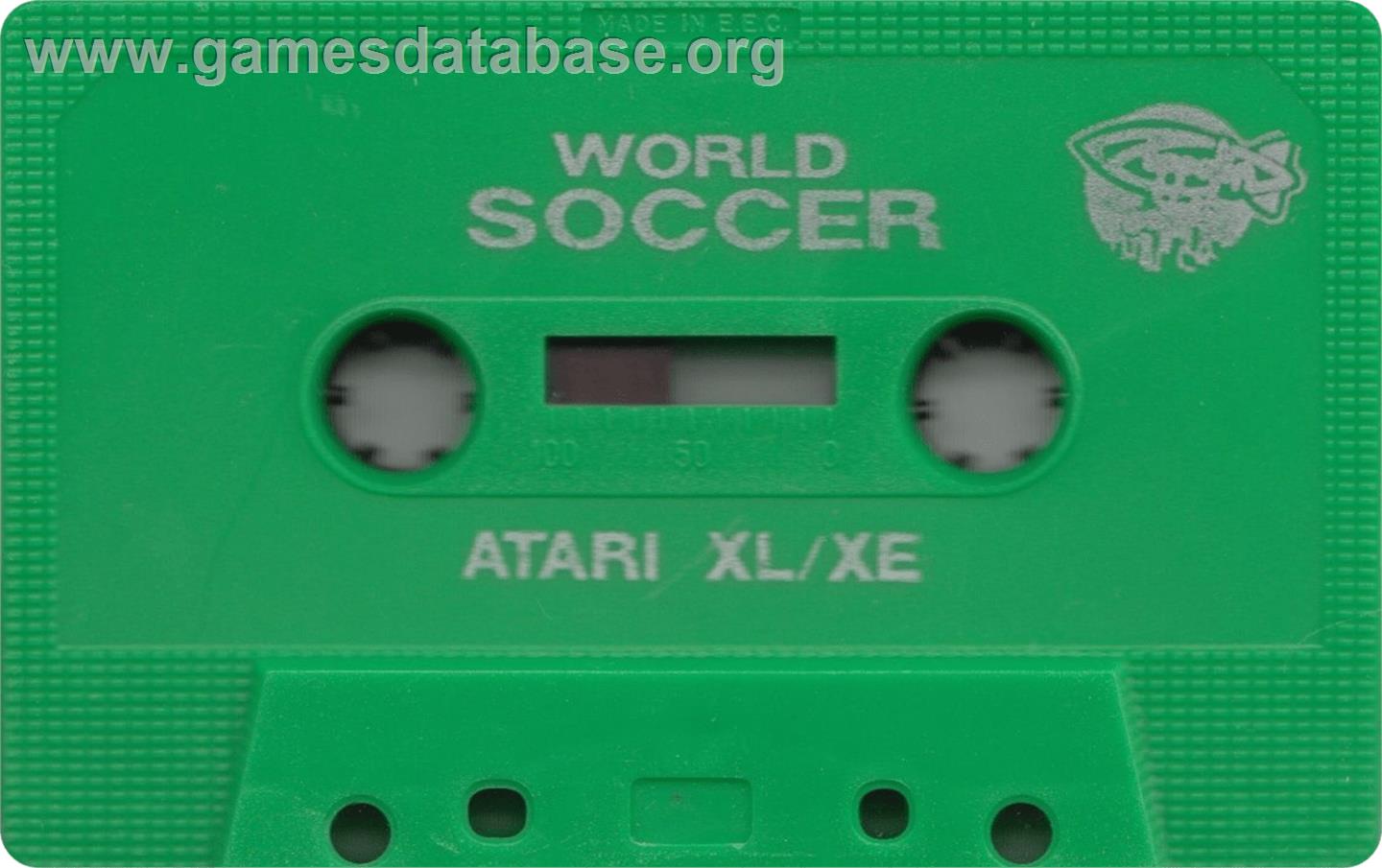 World Soccer - Atari 8-bit - Artwork - Cartridge