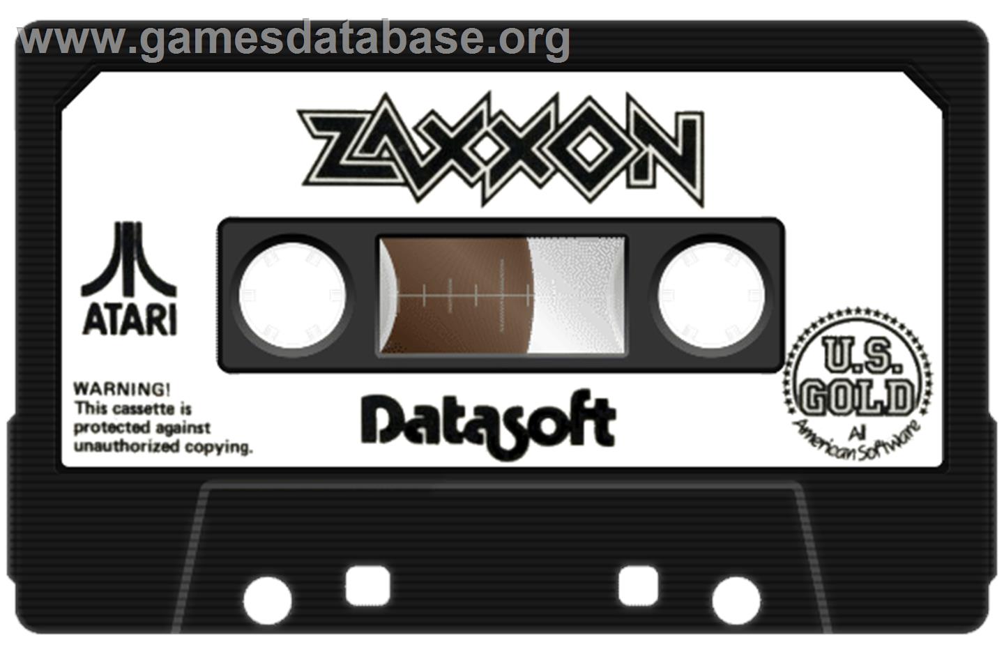 Zaxxon - Atari 8-bit - Artwork - Cartridge