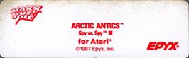 Top of cartridge artwork for Spy vs. Spy III: Arctic Antics on the Atari 8-bit.