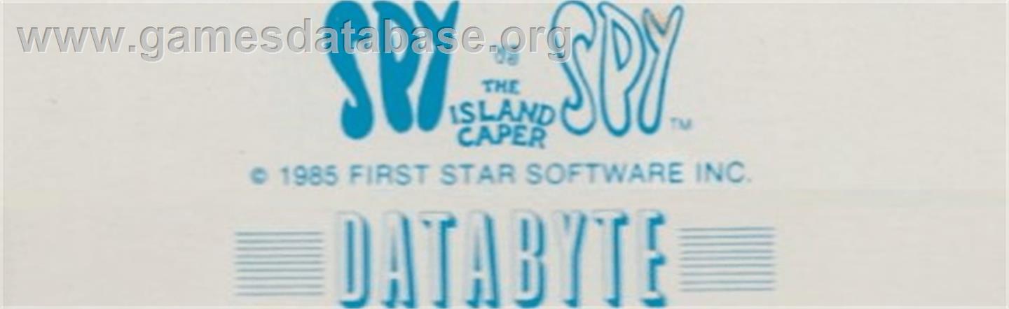 Spy vs. Spy II: The Island Caper - Atari 8-bit - Artwork - Cartridge Top
