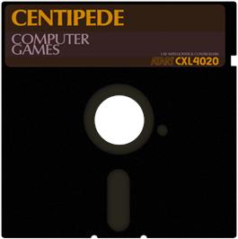 Artwork on the Disc for Centipede on the Atari 8-bit.