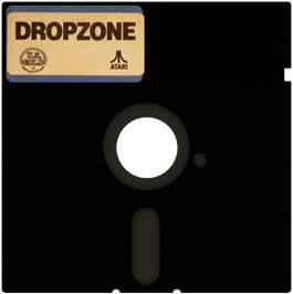 Artwork on the Disc for Dropzone on the Atari 8-bit.