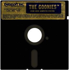 Artwork on the Disc for Goonies, The on the Atari 8-bit.