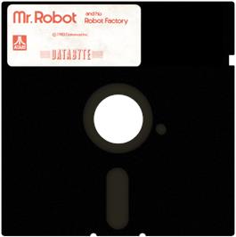 Artwork on the Disc for Mr. Robot and his Robot Factory on the Atari 8-bit.