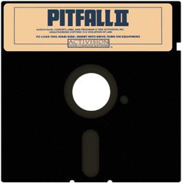 Artwork on the Disc for Pitfall II on the Atari 8-bit.