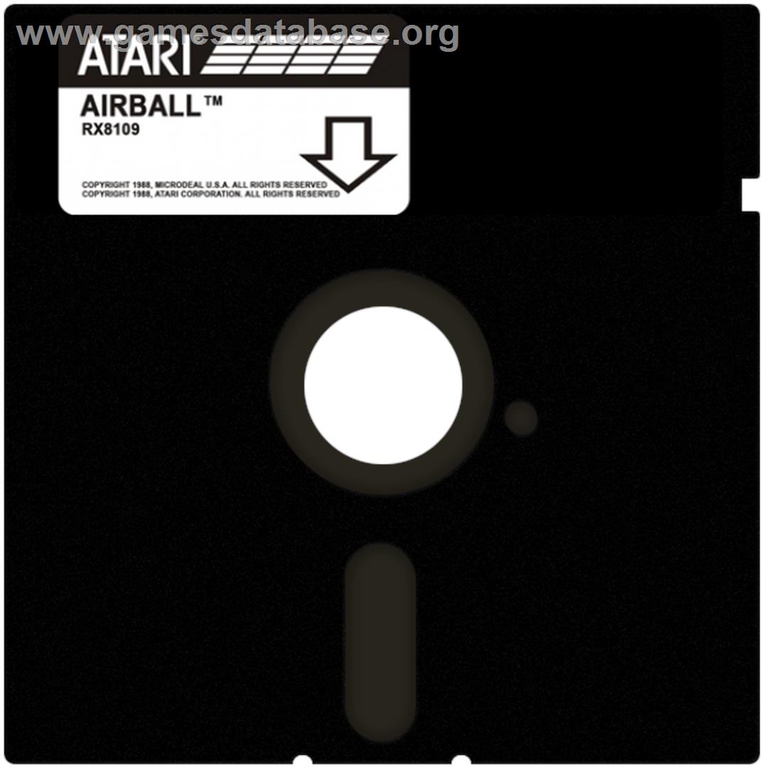 Airball - Atari 8-bit - Artwork - Disc