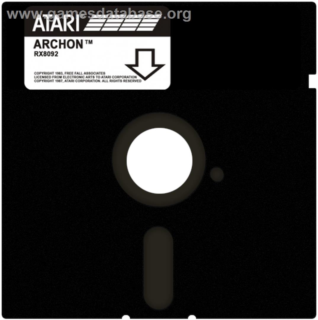 Archon: The Light and the Dark - Atari 8-bit - Artwork - Disc