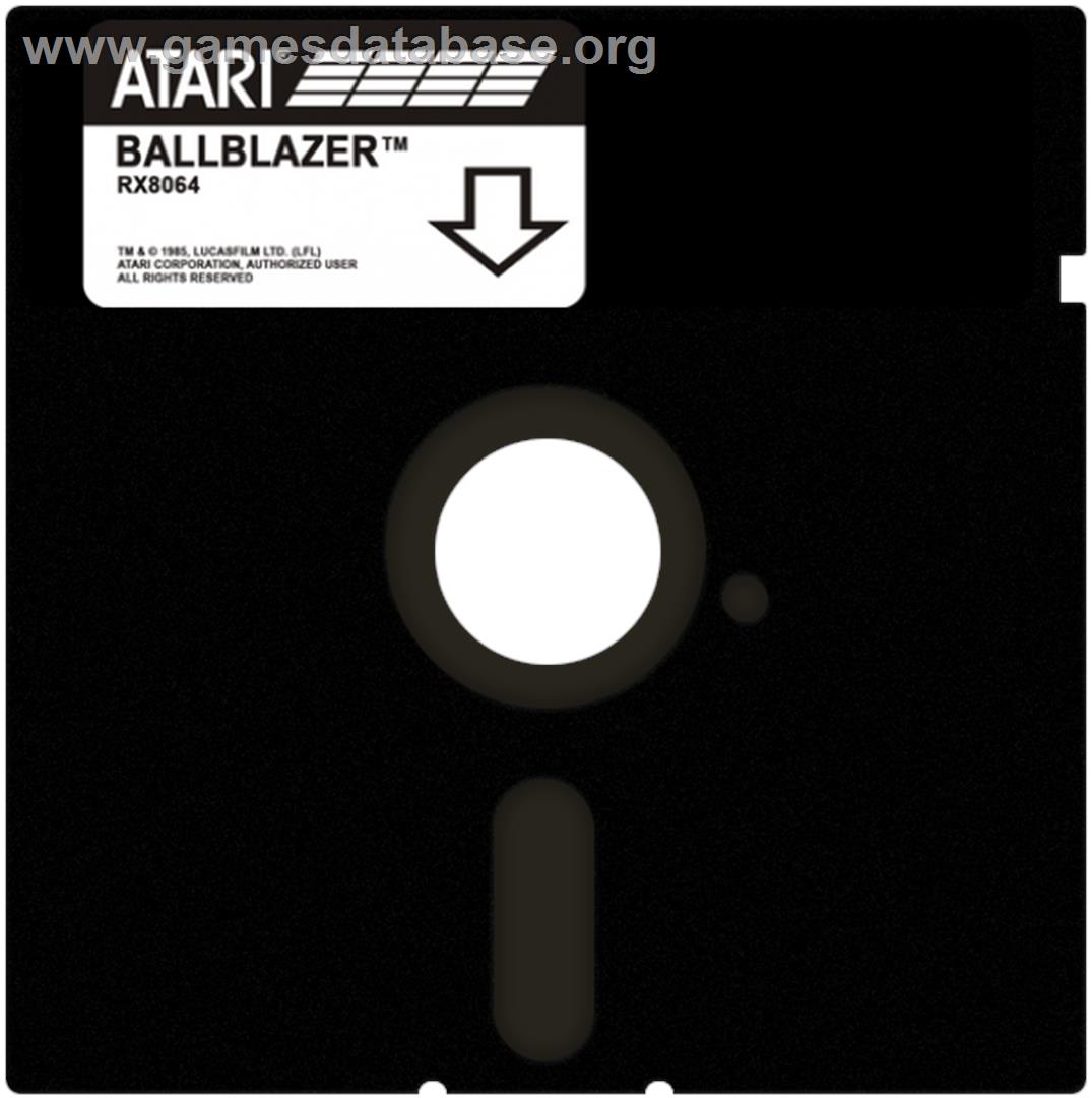 Ballblazer - Atari 8-bit - Artwork - Disc