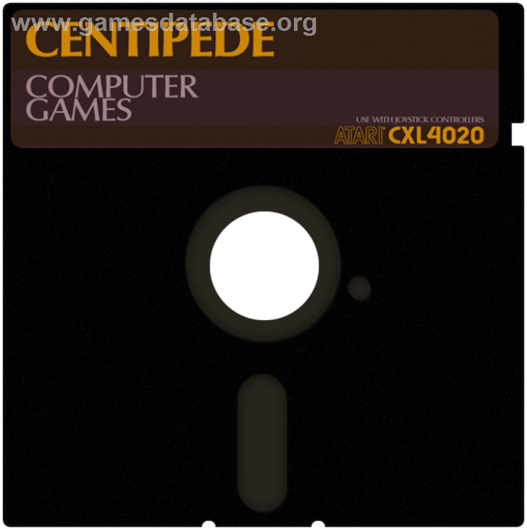 Centipede - Atari 8-bit - Artwork - Disc