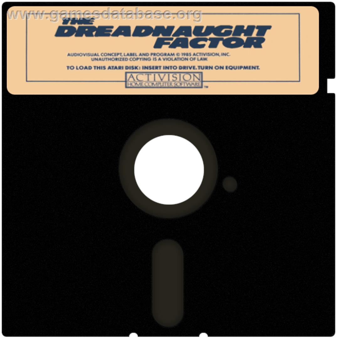 Dreadnaught Factor - Atari 8-bit - Artwork - Disc