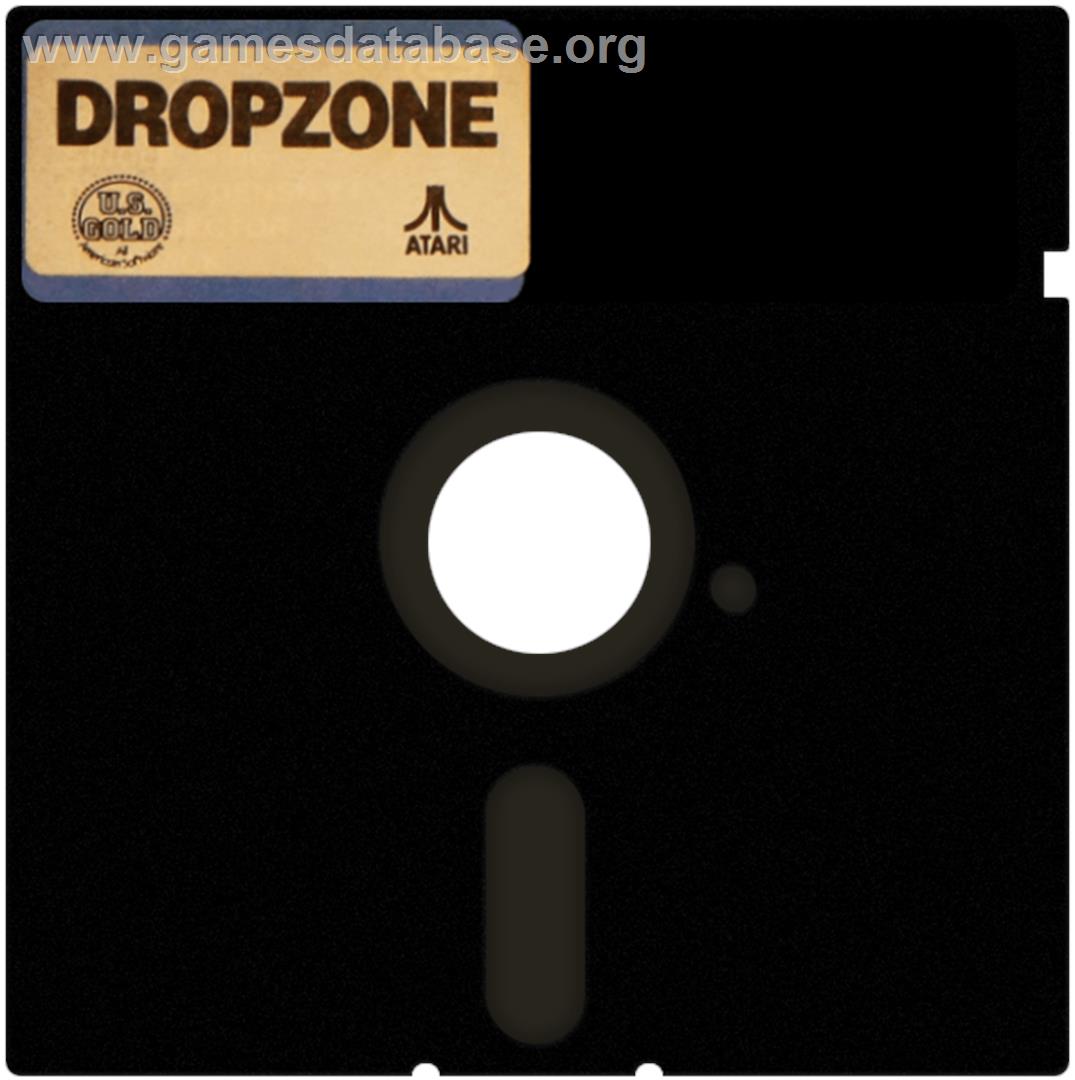 Dropzone - Atari 8-bit - Artwork - Disc