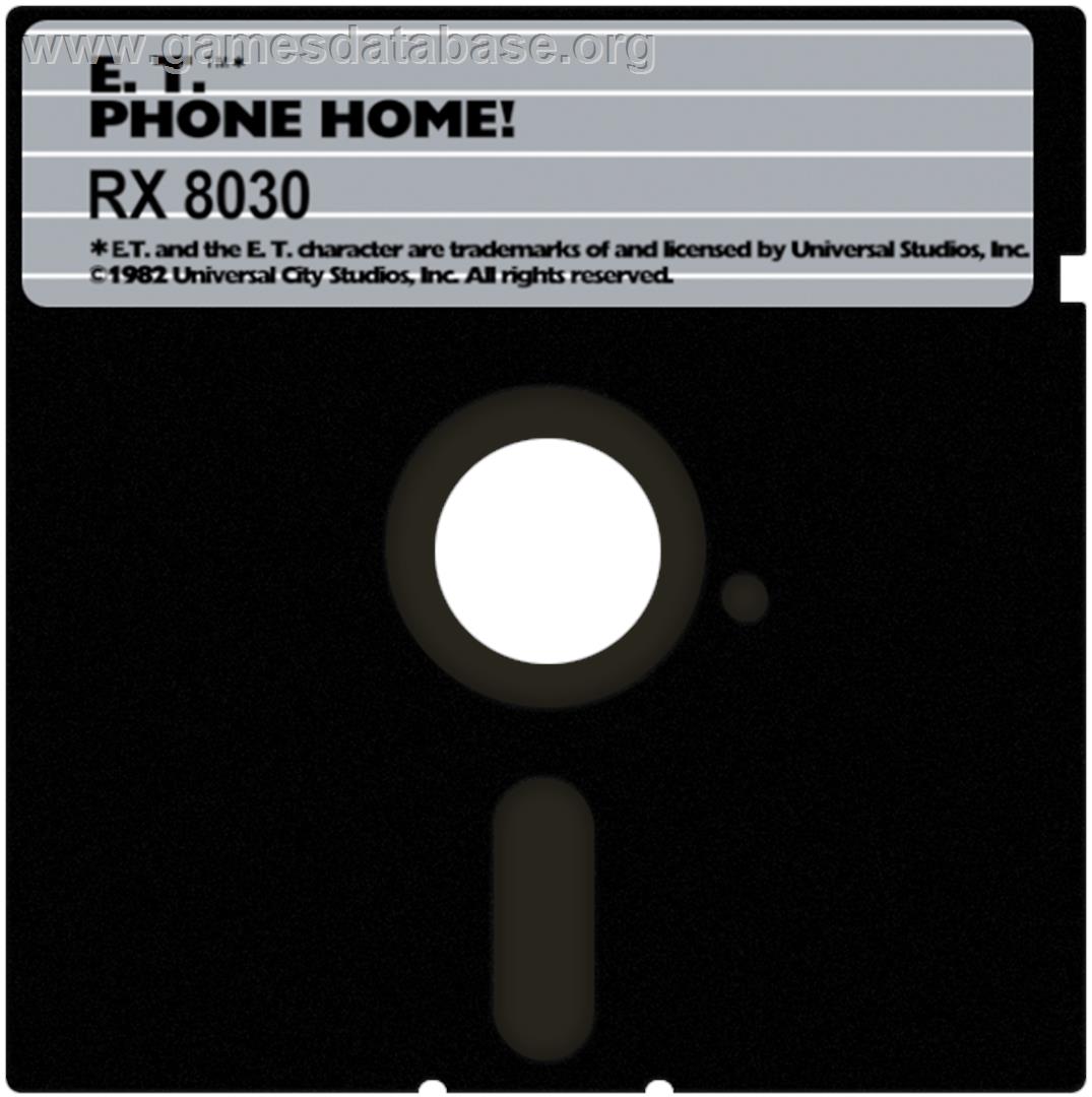 E.T. Phone Home - Atari 8-bit - Artwork - Disc