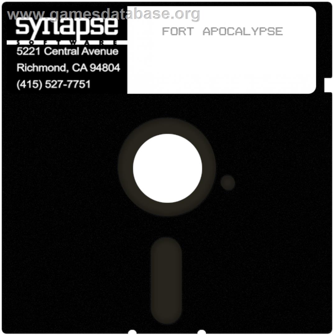 Fort Apocalypse - Atari 8-bit - Artwork - Disc
