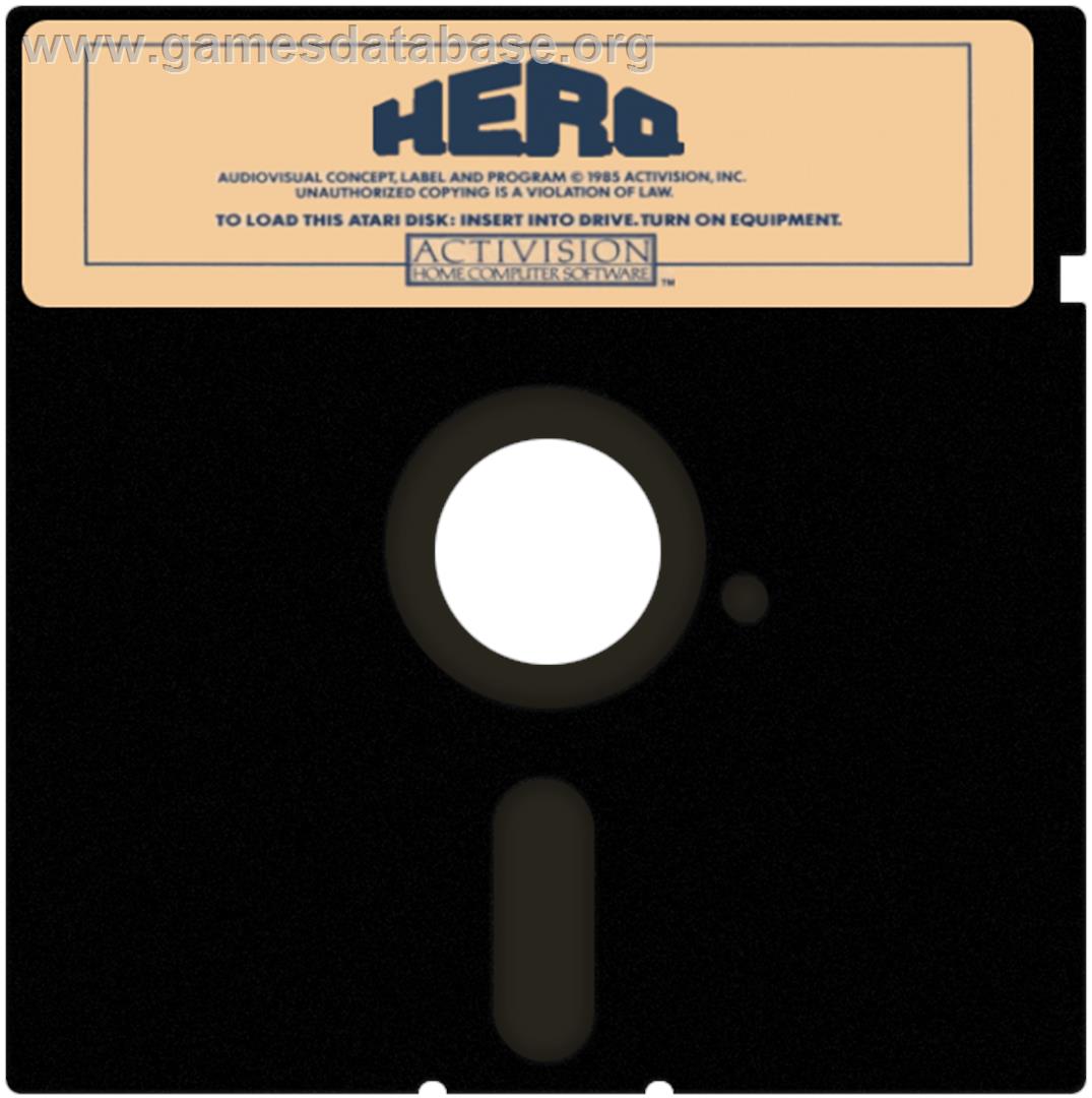 HERO - Atari 8-bit - Artwork - Disc