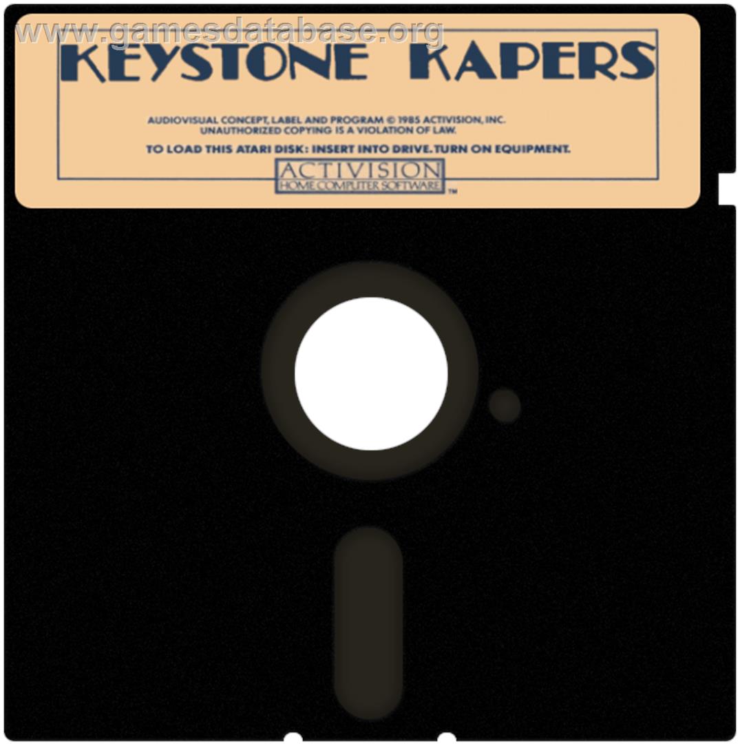 Keystone Kapers - Atari 8-bit - Artwork - Disc