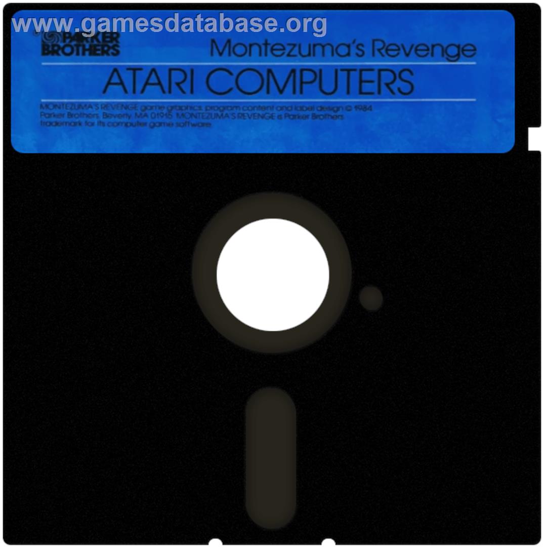 Montezuma's Revenge - Atari 8-bit - Artwork - Disc
