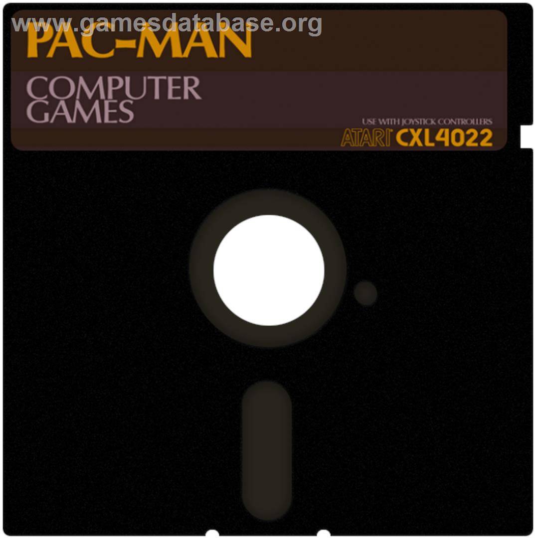 Pac-Man - Atari 8-bit - Artwork - Disc