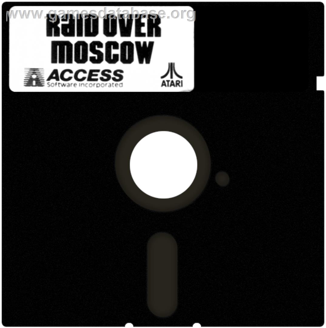 Raid Over Moscow - Atari 8-bit - Artwork - Disc