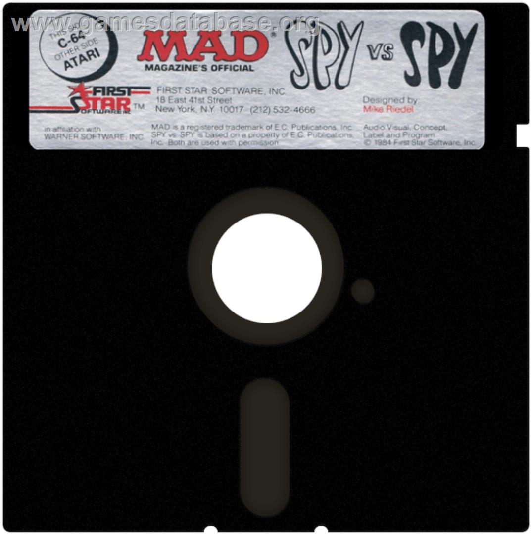 Spy vs. Spy: Volumes 1 & 2 - Atari 8-bit - Artwork - Disc