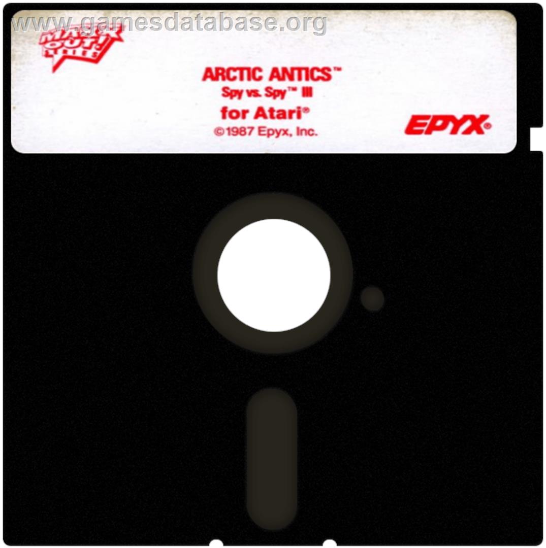 Spy vs. Spy III: Arctic Antics - Atari 8-bit - Artwork - Disc