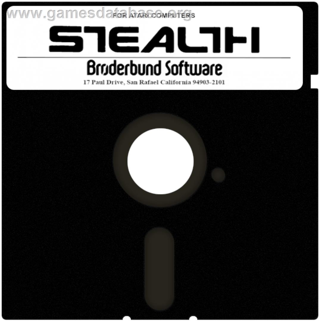 Stealth - Atari 8-bit - Artwork - Disc